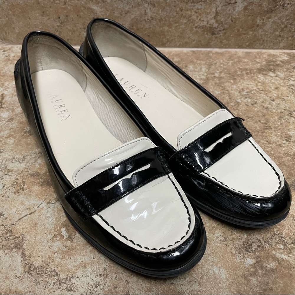 Ralph Lauren loafers, patent leather, women’s 8.5M